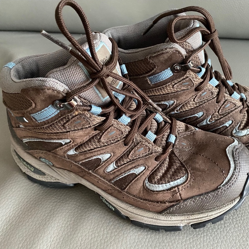 TIMBERLAND ankle-high Ladies' hiking boots leather man-made Vibram sole GoreTex